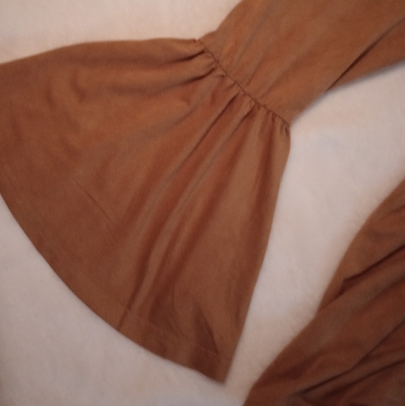 NWT Women's Simply southern micro taupe suede dress size small - Picture 2 of 5